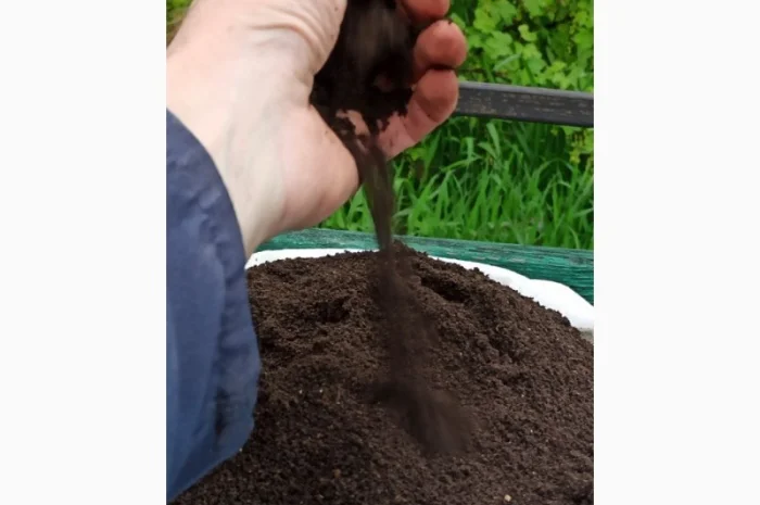 Біогумус вермікомпост просіяний добриво для саду городу компост у мішку 10 і 30 кг- фото № 7