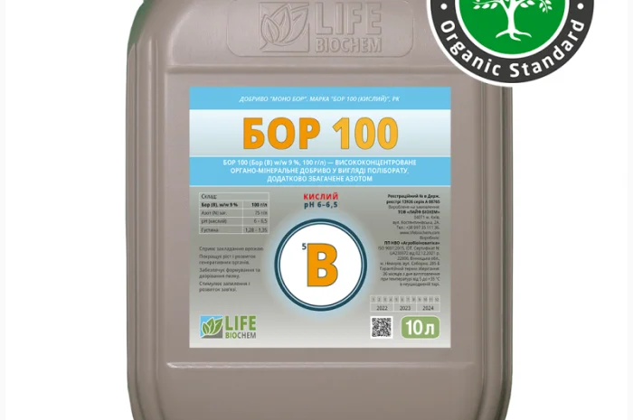 Бор 100 (Кислий) - 10 л. Лайф Біохем- фото № 1