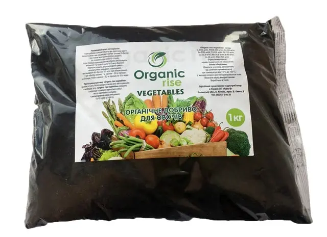 Добриво Organic Rise Vegetables- фото № 2