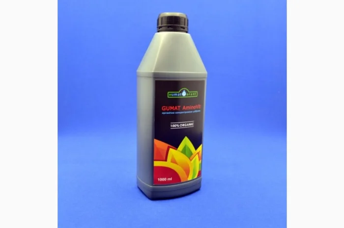 Добриво органічне Гумат Аміновіт 1 л концентроване- фото № 2