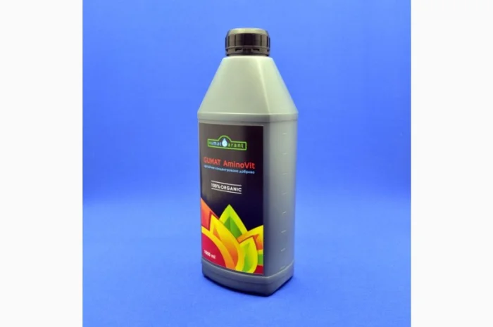 Добриво органічне Гумат Аміновіт 1 л концентроване- фото № 3