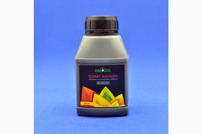 Добриво органічне Гумат Аміновіт 250 мл концентроване- фото № 1