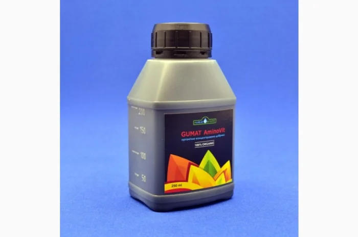 Добриво органічне Гумат Аміновіт 250 мл концентроване- фото № 2