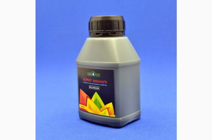 Добриво органічне Гумат Аміновіт 250 мл концентроване- фото № 3