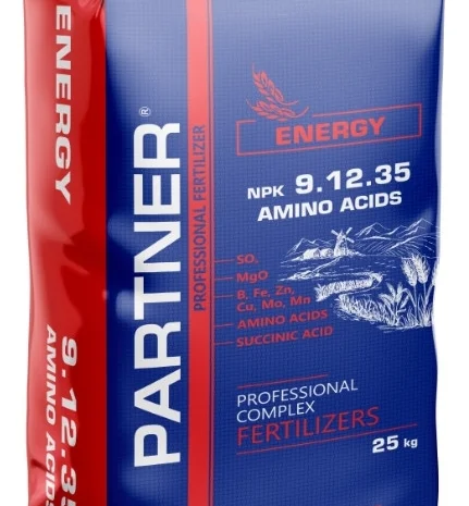 NPK 13.40.13+S+Mg+АМК+МЕ, ENERGY Комплексне добриво PARTNER- фото № 1