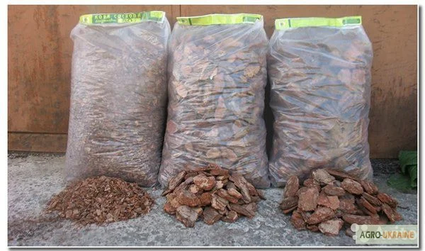 Кора мульча щепа Киев Кора сосновая Киевская область- фото № 1