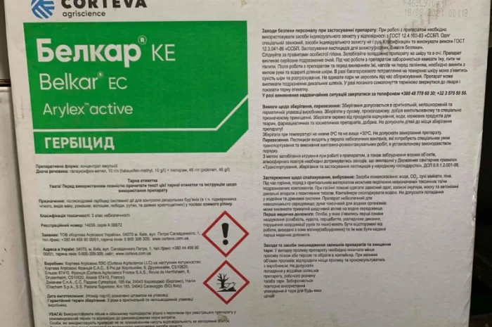 Белкар - післясходовий гербіцид для осіннього застосування у посівах ріпаку озимого- фото № 2