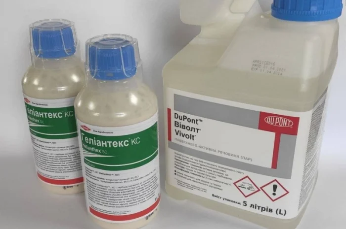 Гелиантекс гербицид + прилипатель Виволт- фото № 1