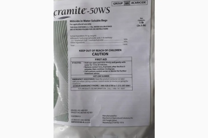 Acramite 50WS (Акромайт) 0, 5 кг – контактный акарицид против клещей (США)- фото № 2