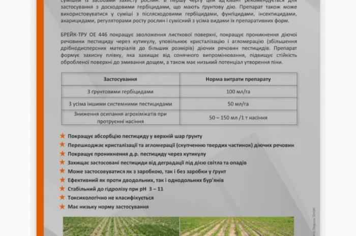 Ад'ювант Брейк-Тру ОЕ446 (поліефір)- фото № 1