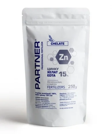 Мідь Хелат Cu EDTA 15%, Добрива PARTNER, 250г- фото № 3