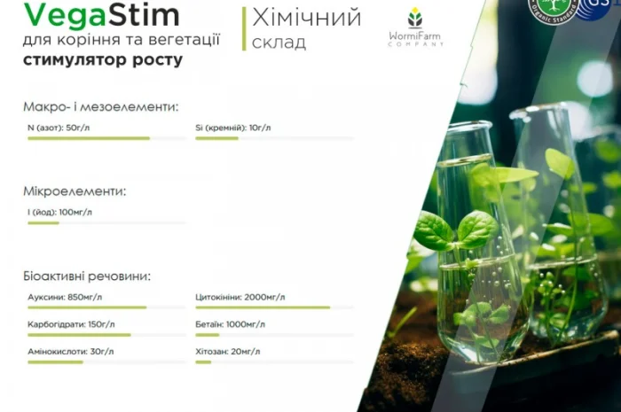 Стимулятор VegaStim, укоренитель для роста рассады - 0.1л, 0.5л, 1л- фото № 4