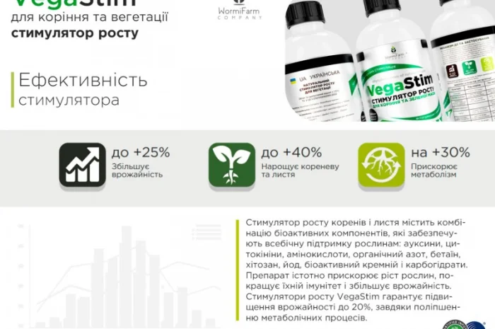 Стимулятор VegaStim, укоренитель для роста рассады - 0.1л, 0.5л, 1л- фото № 3