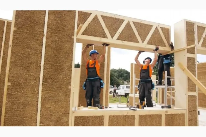 Солома тюкована для будівництва- фото № 4