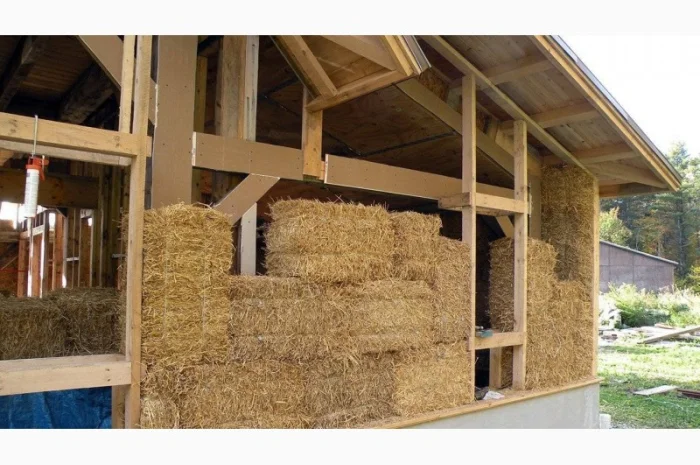 Солома тюкована для будівництва- фото № 5