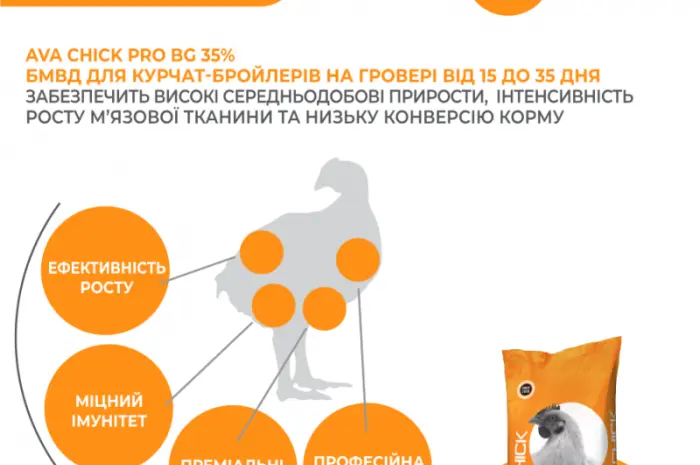 БМВД Гровер для бройлеров AVA Chick PRO BG 35%- фото № 3