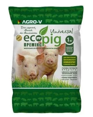 Премікс для Свиней Ecopig-U Універсальний 3/2% - ТМ Агро-В- фото № 1
