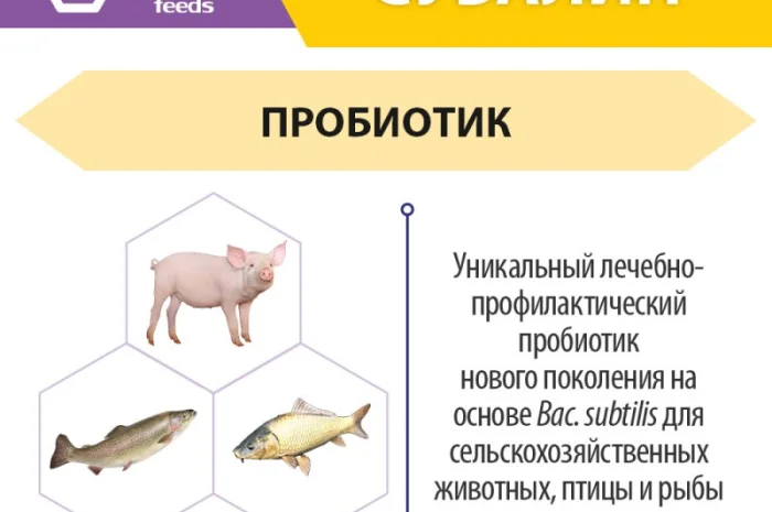 Субалин - Пробиотик для животных, птицы и рыбы- фото № 3
