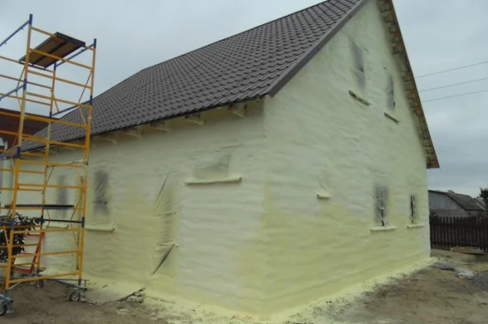 Теплоизоляция, утепление, гидроизоляция - пенополиуретан напыляемый. Пінополіуретан ППУ- фото № 18