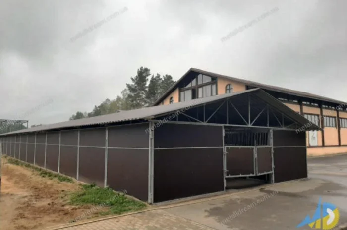 Модульна стайня (конюшня) – модульні денники MetallDreamUA- фото № 1