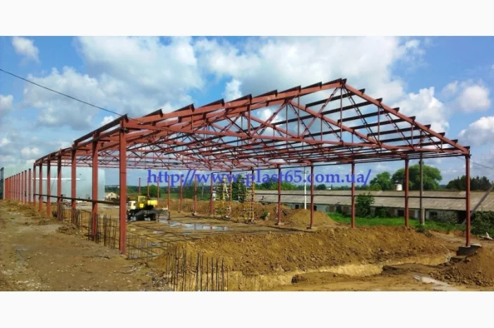 Будівництво каркасних ангарів в Україні- фото № 1