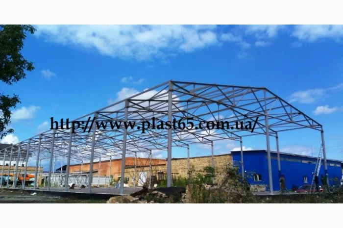 Ангари збірно-розбірні, каркасного типу під ключ- фото № 1