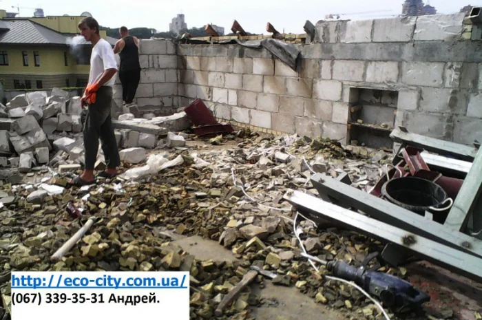 Снос дачного дома,  снос аварийных домов Демонтаж зданий и сооружений- фото № 1