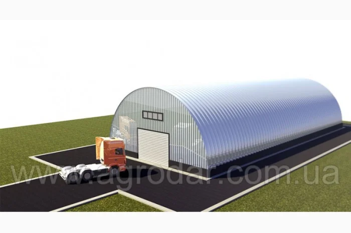 Бескаркасные арочные ангары- фото № 1