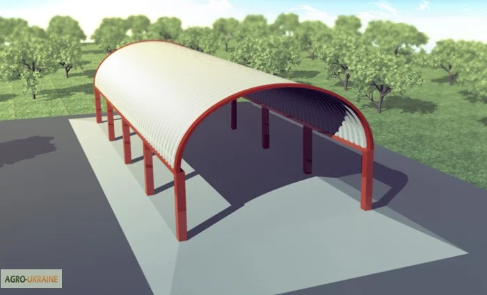 Бескаркасные арочные ангары- фото № 4