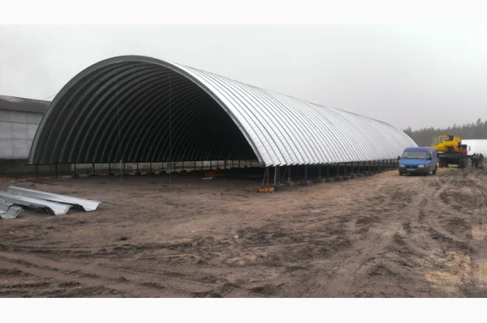 Бескаркасные арочные ангары, хранилища, склады "под ключ"- фото № 1