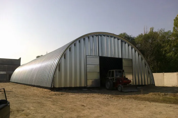 Монтаж и производство бескаркасных арочных ангаров, складов и перекрытий- фото № 3