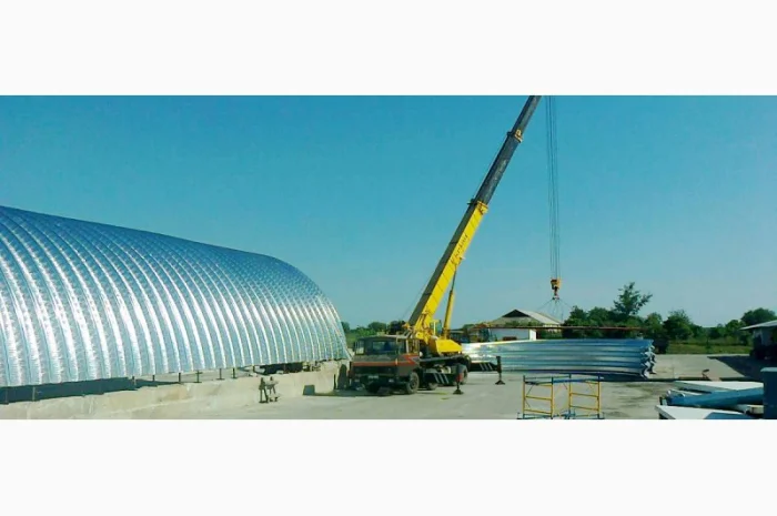 Монтаж і виробництво безкаркасних арочних ангарів- фото № 18