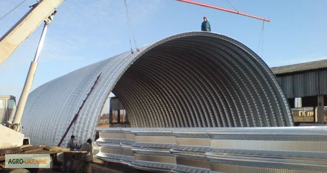 Будівництво бескаркасних ангарів під ключ- фото № 1