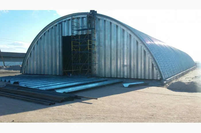 Производство, возведение и монтаж бескаркасных арочных ангаров, складов, хранилищ- фото № 3