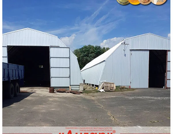 Строительство металлических сборно-разборных ангаров / складов / цехов серии «Кремень-А»- фото № 5