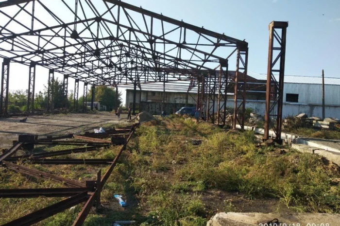 Ангар, ремонт зерносклада, реконструкция ангара. Замена кровли на складе- фото № 2