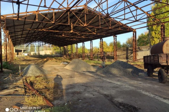 Ангар, ремонт зерносклада, реконструкция ангара. Замена кровли на складе- фото № 4