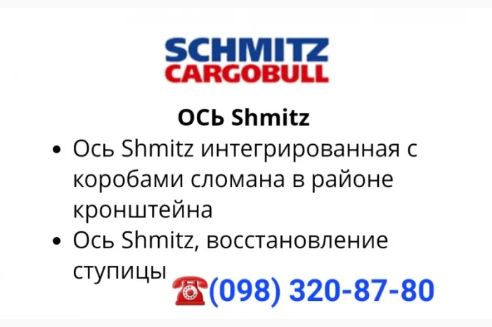 Ремонт оси SAF- фото № 1