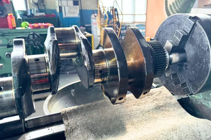 Ремонт колінвала 1950306 CAT C13 Відновлення місця під сальник- фото № 7