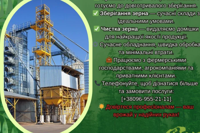 Сушка та очищення зерна і олійних культур- фото № 3