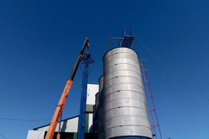 Монтаж охолоджувачів зерна ОБВ-25, ОБВ-40- фото № 6