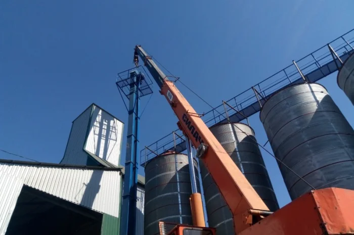 Монтаж охолоджувачів зерна ОБВ-25, ОБВ-40- фото № 7