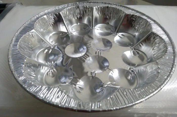 Тарелка алюминиевая для приготовления эскарго- фото № 1
