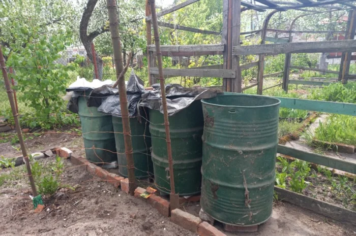 Бочка из толстого металла 250 л – крепкая и недорогая 800 грн- фото № 1