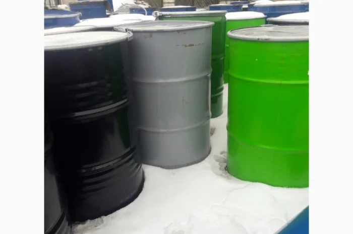 Металлическая бочка, пищевая, под мед, 200л, б/у, с пищевым покрытием- фото № 3