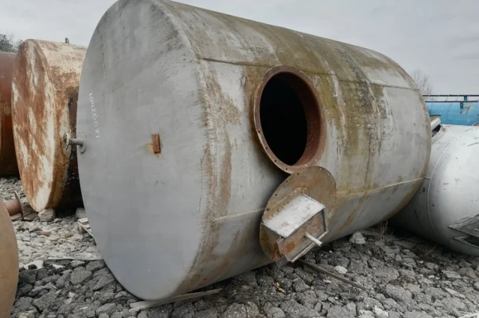 Емкость металлическая 10 м3, резервуар для гсм, бочка для воды, бак- фото № 2