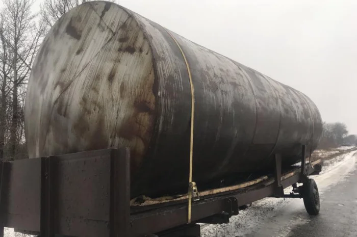 Емкость металлическая 10 м3, резервуар для гсм, бочка для воды, бак- фото № 6