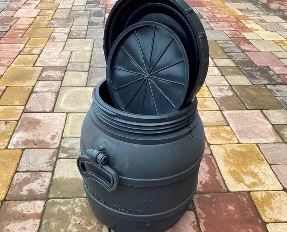 Бочка пластиковая 20 л для непищевой продукции- фото № 2