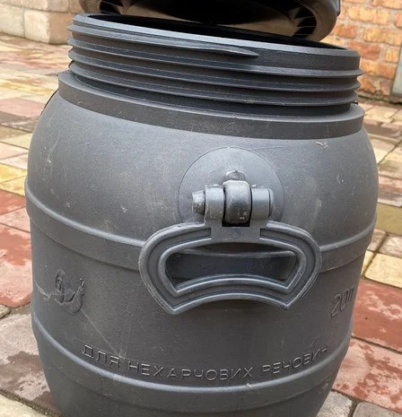 Бочка пластиковая 20 л для непищевой продукции- фото № 3