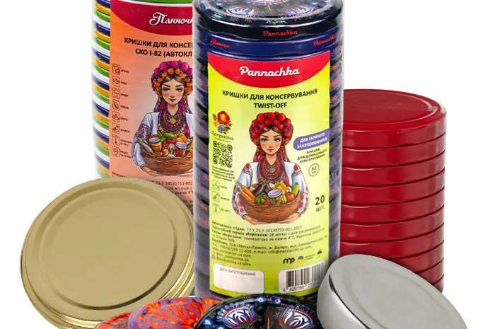 Кришки для консервації СКО, Твіст-офф, Автоклавна- фото № 1